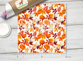 Pumpkin Patterned Adhesive Vinyl H053